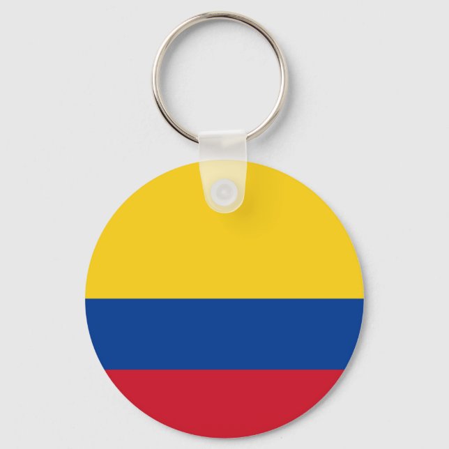 Flag of Colombia - Bandera de Colombia Keychain (Front)