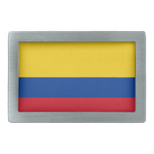 Flag of Colombia Belt Buckle