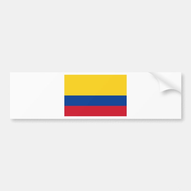 Flag of Colombia Bumper Sticker (Front)