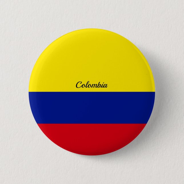 Flag of Colombia Button (Front)