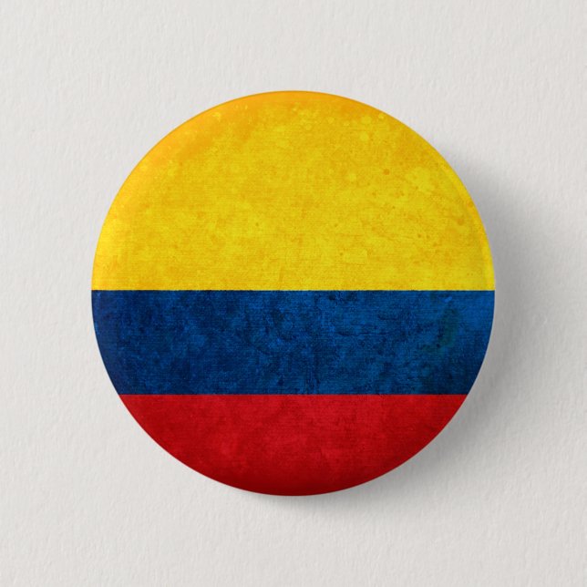 Flag of Colombia Button (Front)