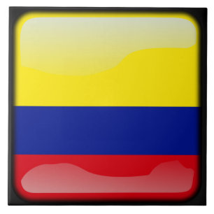 Flag of Colombia Ceramic Tile