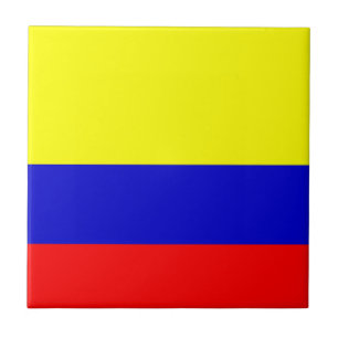 Flag of Colombia Ceramic Tile
