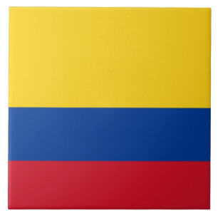 Flag of Colombia Ceramic Tile