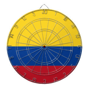 Flag of Colombia Dart Board