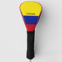 Flag of Colombia, labeled Golf Head Cover