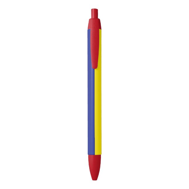 Flag of Colombia, labeled Pen (Back (Vertical))