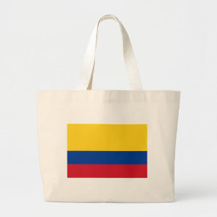 Flag of Colombia Large Tote Bag
