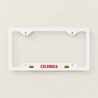 Flag of Colombia License Plate Frame