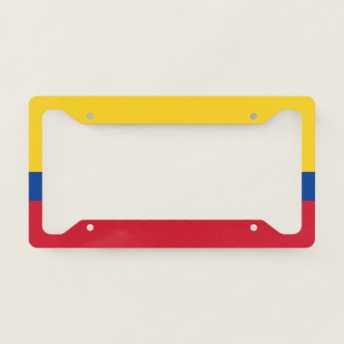 Flag of Colombia License Plate Frame
