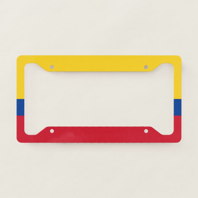 Flag of Colombia License Plate Frame (Front)