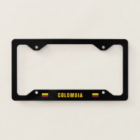 Flag of Colombia License Plate Frame