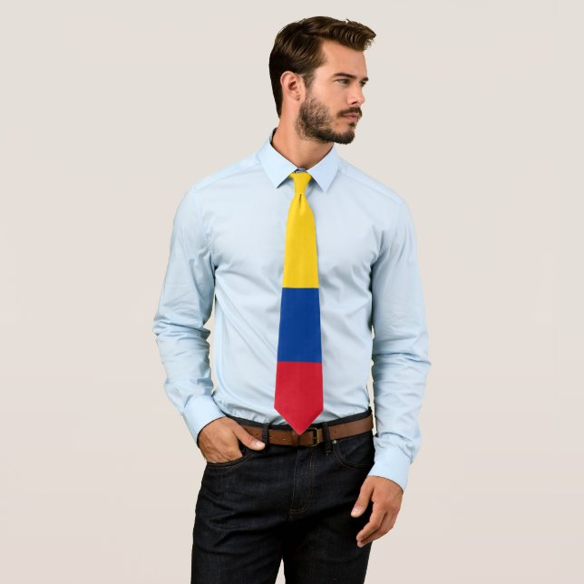 Flag of Colombia Neck Tie (In Situ)