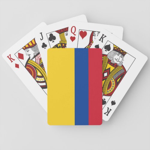 Flag of Colombia Poker Cards