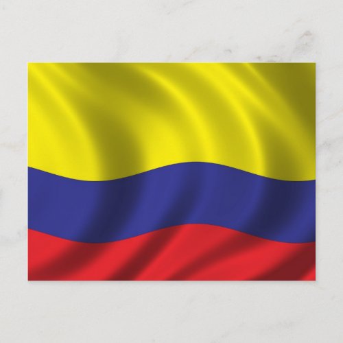 Flag of Colombia Postcard