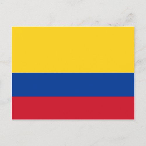 Flag of Colombia Postcard