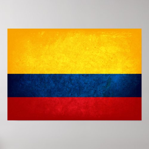 Flag of Colombia Poster