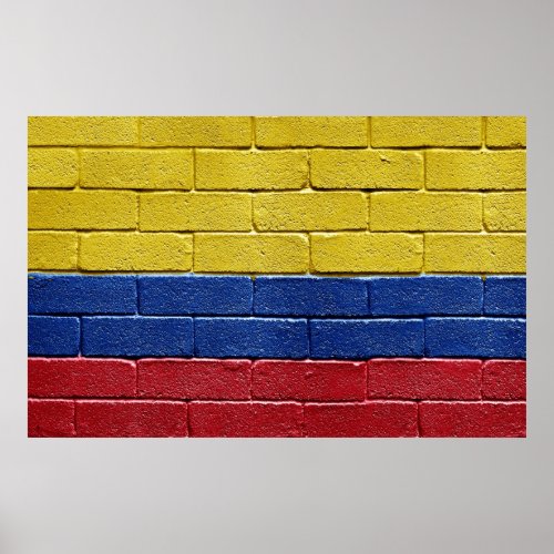 Flag of Colombia Poster