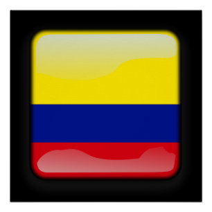 Flag of Colombia Poster