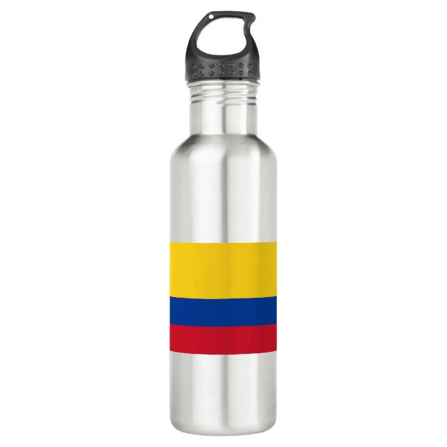 Flag of Colombia Stainless Steel Water Bottle (Front)