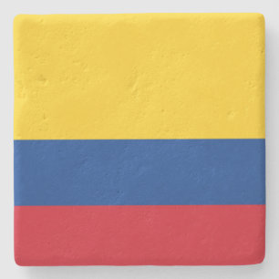 Flag of Colombia Stone Coaster