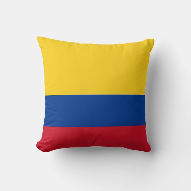 Flag of Colombia Throw Pillow (Front)