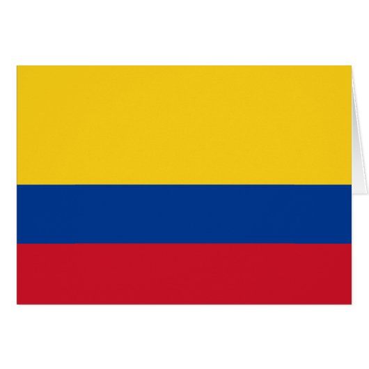 Flag of Colombia Yellow Blue Red (Front Horizontal)