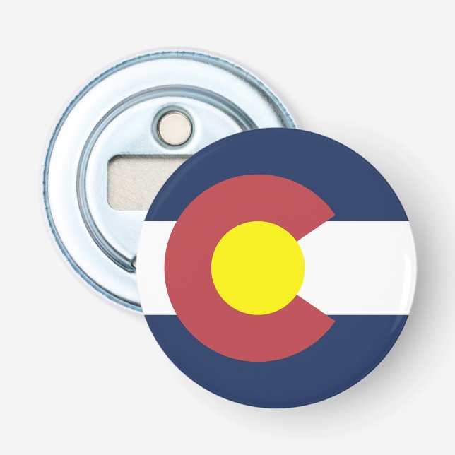 Flag of Colorado Bottle Opener (Front)