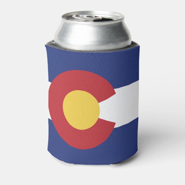 Flag of Colorado Can Cooler (Can Back)