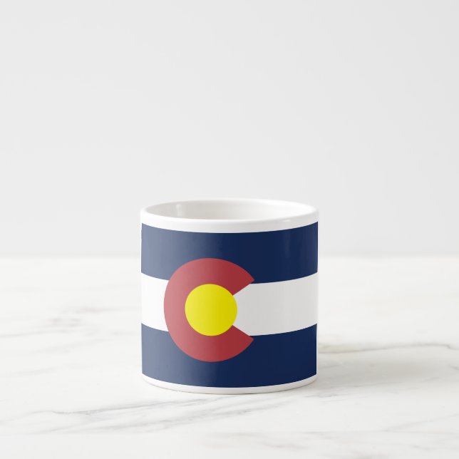 Flag of Colorado Espresso Cup (Front)