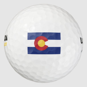 Flag of Colorado Golf Balls
