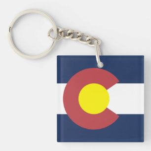 Flag of Colorado Keychain