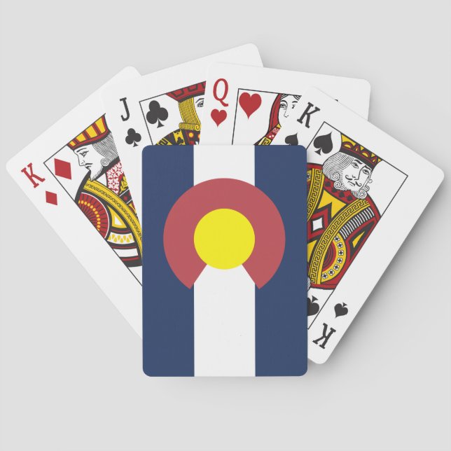 Flag of Colorado Poker Cards (Back)