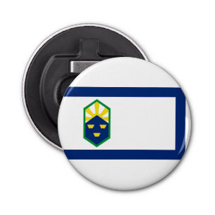 Flag of Colorado Springs, Colorado Bottle Opener