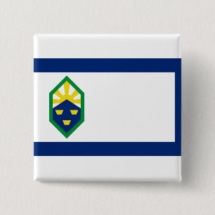 Flag of Colorado Springs, Colorado Button