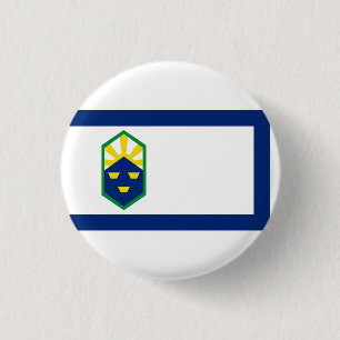 Flag of Colorado Springs, Colorado Button