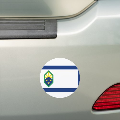 Flag of Colorado Springs Colorado Car Magnet