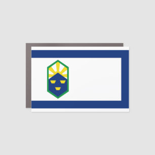 Flag of Colorado Springs, Colorado Car Magnet