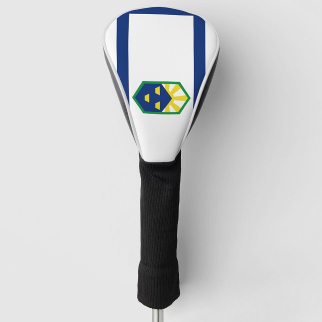 Flag of Colorado Springs, Colorado Golf Head Cover (Front)