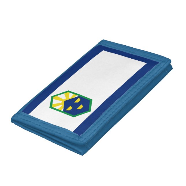Flag of Colorado Springs, Colorado Trifold Wallet (Bottom)