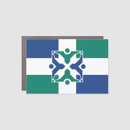 Flag of Columbia Missouri Car Magnet