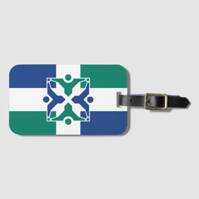 Flag of Columbia, Missouri Luggage Tag (Front Horizontal)