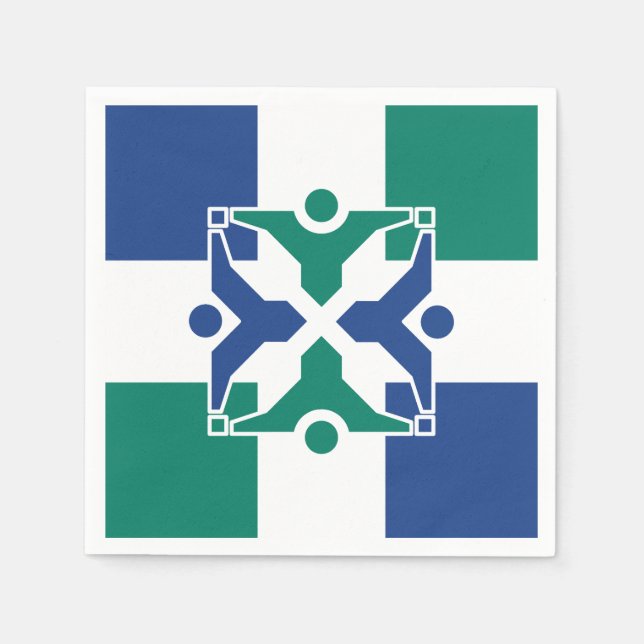 Flag of Columbia, Missouri Napkins (Front)