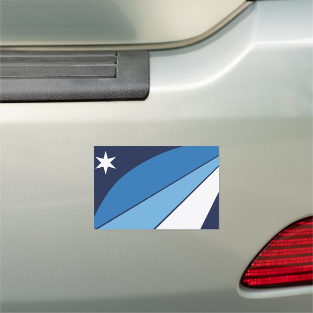 Flag of Columbia, South Carolina Car Magnet (In Situ)