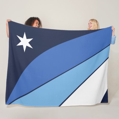 Flag of Columbia South Carolina Fleece Blanket