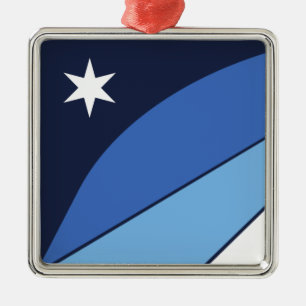 Flag of Columbia (South Carolina) Metal Ornament