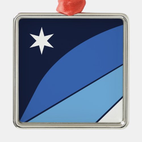 Flag of Columbia South Carolina Metal Ornament