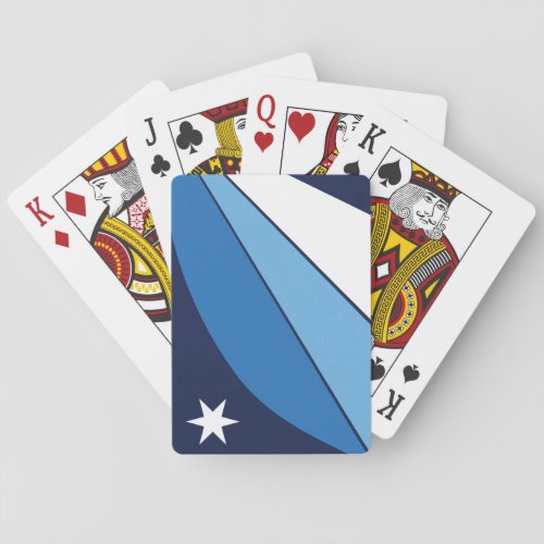 Flag of Columbia South Carolina Poker Cards