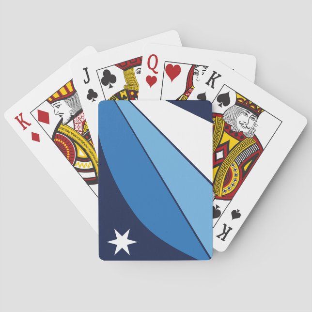 Flag of Columbia, South Carolina Poker Cards (Back)