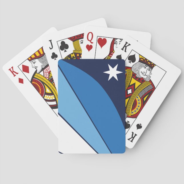 Flag of Columbia, South Carolina Poker Cards (Back)